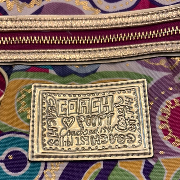 Colorful Vintage Coach “Poppy” Pop Art Graffiti Bag - Picture 2 of 12